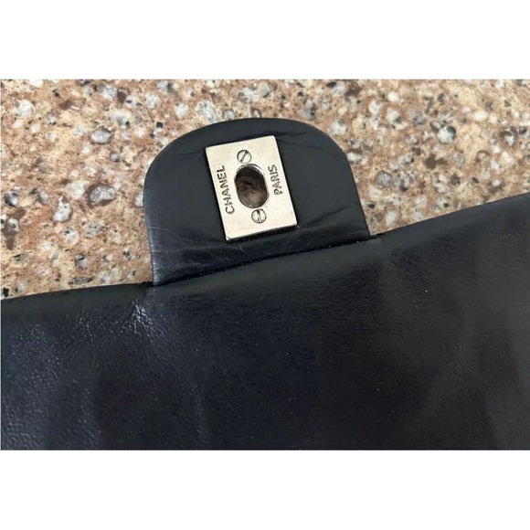 🌟SOLD🌟CHANEL Classic CC East West Quilted Lambskin Shoulder Bag Black - Picture 13 of 14